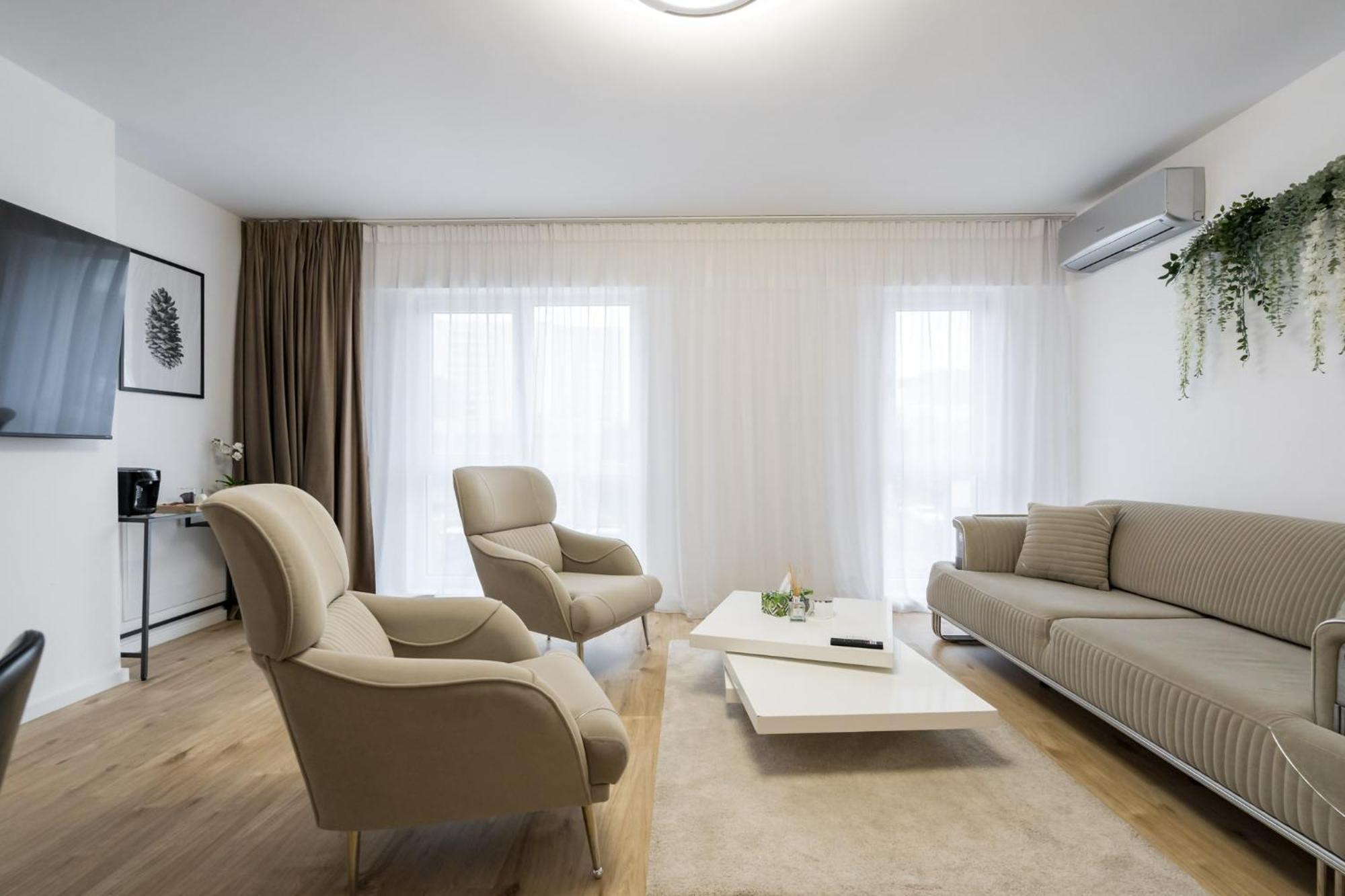Breeze - Modern Escape In Pipera Appartement Boekarest Buitenkant foto